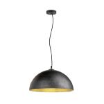 SLV Forchini 50 Luce Pendente Plastica Nero | Adatto per 1x E27 
