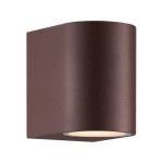 Nordlux Dion Luce Da Parete Aluminium Arrugginito | Adatto per 1x GU10