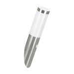 Eglo Luce Da Parete Helsinki Acciaio Inossidabile | IP44 - Adatto per 1x E27 - Sensore Di Movimento