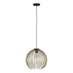 Eglo Luce Pendente Venezuela Nero, Oro | Adatto per E27