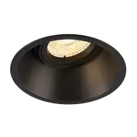 SLV Horn-T Faretti Aluminium Nero Il Giro | Ritaglio 97mm - Adatto per 1x GU10 
