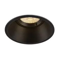SLV Horn-O Faretti Aluminium Nero Il Giro | Ritaglio 95mm - Adatto per 1x GU10 