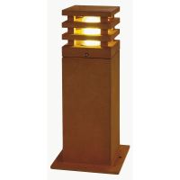 SLV Piazza 40 Lampada da terra Acciaio Arrugginito Piazza 9W 90lm - 830 Luce Calda -  | Esterni - IP55