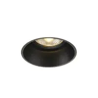 SLV Horn-T Faretti Acciaio Nero Il Giro | Ritaglio 180mm - Adatto per 1x GU10 (AR111) 