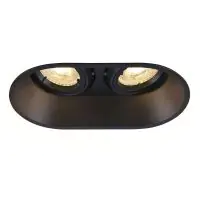 SLV Horn Doppio Faretti Aluminium Nero | Adatto per 2x GU10 