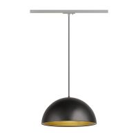 SLV Luce A Binario Luce Pendente Forchini M 40 1-Fase Acciaio Grigio | Adatto per 1x E27 