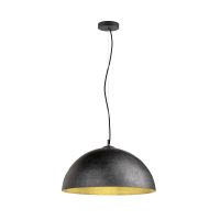 SLV Forchini 50 Luce Pendente Plastica Nero | Adatto per 1x E27 
