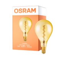 Osram Vintage 1906 LED E27 Pera Filamento Oro 160mm 5W 300lm - 820 Bianco Molto Caldo | Dimmerabile - Sostitutiva 40W