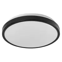Ledvance Bulkhead LED Orbis London Nero 16W 1000lm - 830 Luce Calda -  | 280mm - IP20