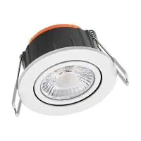 Ledvance Faretti LED Combo Adjust Aluminium Bianca 6W 600lm 60D - 827-830-840 CCT | 82mm - Ritaglio 68mm - IP65