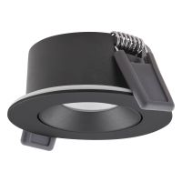 Ledvance Faretti LED Air Adjust Aluminium Nero 4W 300lm 36D - 927 Bianco Molto Caldo | Ritaglio 68mm - IP23 - Miglior resa cromatica - Dimmerabile