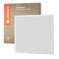 Ledvance Pannello a LED Compatto 28W 3640lm - 840 Bianco Freddo | 60x60cm - UGR <19 - Dali Dimmerabile