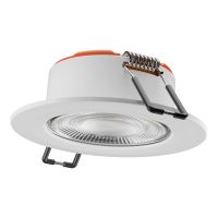 Ledvance Faretti Combo Fire Rated FIX Bianca 5W 560lm 60D - 840 Bianco Freddo | Ritaglio 70 - IP65 - Dimmerabile
