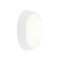 Ansell Bulkhead LED Helder Circolare Semplice Bianca 12.5W 1058lm - 830-840-865 CCT | 215mm - IP54 - Sensore di movimento e luce