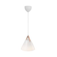 DFTP by Nordlux Strap 27 Luce Pendente Vetro e Metallo Bianca | Adatto per E27