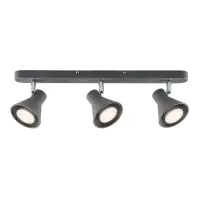 Nordlux Eik 3 Faretti Metallo Grigio | Adatto per 3x GU10