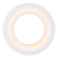 Nordlux Downlight Clyde Plastica Bianca 9W 800lm - 827 Bianco Molto Caldo | A 3 Livelli Dimmerabile 