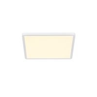 Nordlux LED Luce da soffitto Oja 29 Piazza Bianca 14.5W 1600lm - 830-840 CCT | A 3 Livelli Dimmerabile 