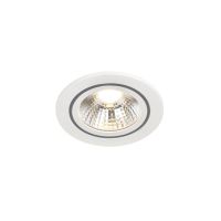 Nordlux Faretti LED Alec Bianca 6.1W 480lm 36D - 830 Luce Calda | Ritaglio 80mm - IP44 - a 3 livelli Dimmerabile