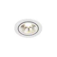 Nordlux Faretti LED Alec Bianca 6.1W 480lm 36D - 830 Luce Calda | Ritaglio 80mm - IP44 - a 3 livelli Dimmerabile