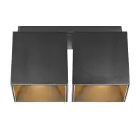 Nordlux Spot Ethan 2x GU10 Nero - Aluminum | Max. 100W