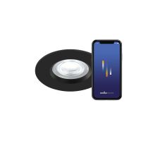 Nordlux Don Smart Faretti LED Nero 4.7W 320lm 60D - 822-865 Regolabile Bianca + RGB | 75mm - IP65