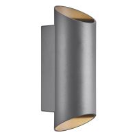 Nordlux Nico Luce Da Parete Aluminium Antracite Up & Down | IP54 - Adatto per 2x GU10