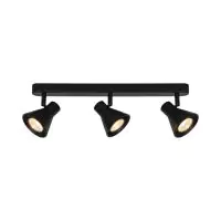 Nordlux Eik 3 Faretti Metallo Nero | Adatto per 3x GU10