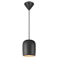 Nordlux Notti Luce Pendente Metallo Nero | Adatto per E27