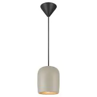 Nordlux Notti Luce Pendente Metallo Grigio | Adatto per E27