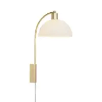 Nordlux Ellen 20 Luce Da Parete Metallo e Vetro Ottone | Adatto per E14
