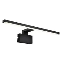 Nordlux Marlee 50 Luce Da Parete Metallo Nero 8.9W 800lm - 940 Bianco Freddo | IP44 - Miglior Resa Cromatica