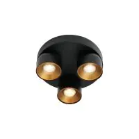 Nordlux Pitcher Faretti Metallo Nero | Adatto per 3x GU10