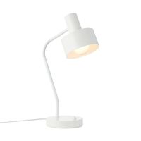 Nordlux Lampada Da Tavolo Matis Metallo Bianca | Adatto per 1x E27
