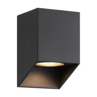 Nordlux Nico Luce Da Parete Piazza Aluminium Nero | Adatto per 1x GU10
