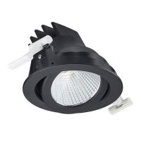 Philips Faretti LED LuxSpace Accent Compact Nero RS771B 26W 2700lm 36D - 930 Luce Calda -  | 130mm - Miglior Resa Cromatica