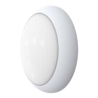 Noxion Bulkhead LED Pro V2 12/16/20W 2400lm - 830-840-865 CCT | 325mm - IP65 - Sensore di Movimento e Luce + Il Anello Bianca