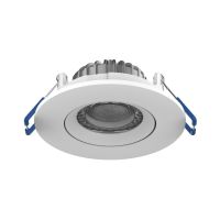 Noxion Faretti LED Ares Inclinabile Bianca 6W 540lm 927-940 3CCT | Ritaglio 68mm