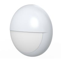 Noxion Bulkhead LED Pro V2 12/16/20W 2400lm - 830-840-865 CCT | 325mm - IP65 - Sensore di Movimento e Luce - Emergenza 3H + Palpebra Il Anello Bianca