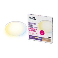 WiZ Smart LED Luce da soffitto SuperSlim Bianca 16W 1500lm - 927-965 Regolabile Bianca | IP20 - Miglior Resa Cromatica - Wifi Dimmerabile
