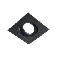 Noxion Incasso Spot Boxi MR16 Inclinabile Nero | Ritaglio 80mm - GU10 Attacco