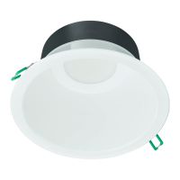 Philips Downlight LED Coreline DN142B Aluminium Bianca 20.5W 2350lm 120D - 840 Bianco Freddo | Ritaglio 200mm - IP20 - DALI Dimmerabile - Bianca Riflettore