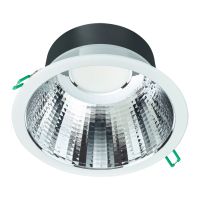 Philips Downlight LED Coreline DN142B Aluminium Bianca 11W 1200lm 60D - 830 Luce Calda | Ritaglio 155mm - IP20 - UGR<19 - Dimmerabile - Emergency