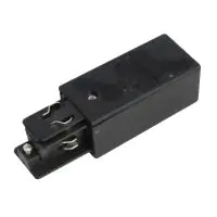 Alimentatore Trifase terminale Terra Destra - Nero