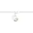 SLV Luce A Binario Enola C 3 Fasi Aluminium Whit Il Giroe 11W 1040lm 55D - 830 Luce Calda - 