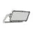 Ledvance Proiettore LED Max Radial 45 Aluminium Grigio 600W 85600lm 45d - 830 Luce Calda -  | IP66 - Simmetrico