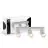 D'Lite Soffitto Faretti Clio Aluminium Bianca Inclinabile| Adatto per 3x GU10