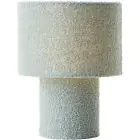 Brilliant Lampada Da Tavolo Teddy Metallo Tessuto Verde | 230mm - Adatto per 1x E27