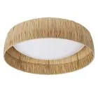 Ledvance LED Decor Parete e Luce da soffitto Bambù Marrone 18W 750lm - 830 Luce Calda - 