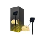 Bright Choice Luci a stringa LED Moonballs ABS 1W 20lm - 850 Bianco Freddo | IP65 - Solar